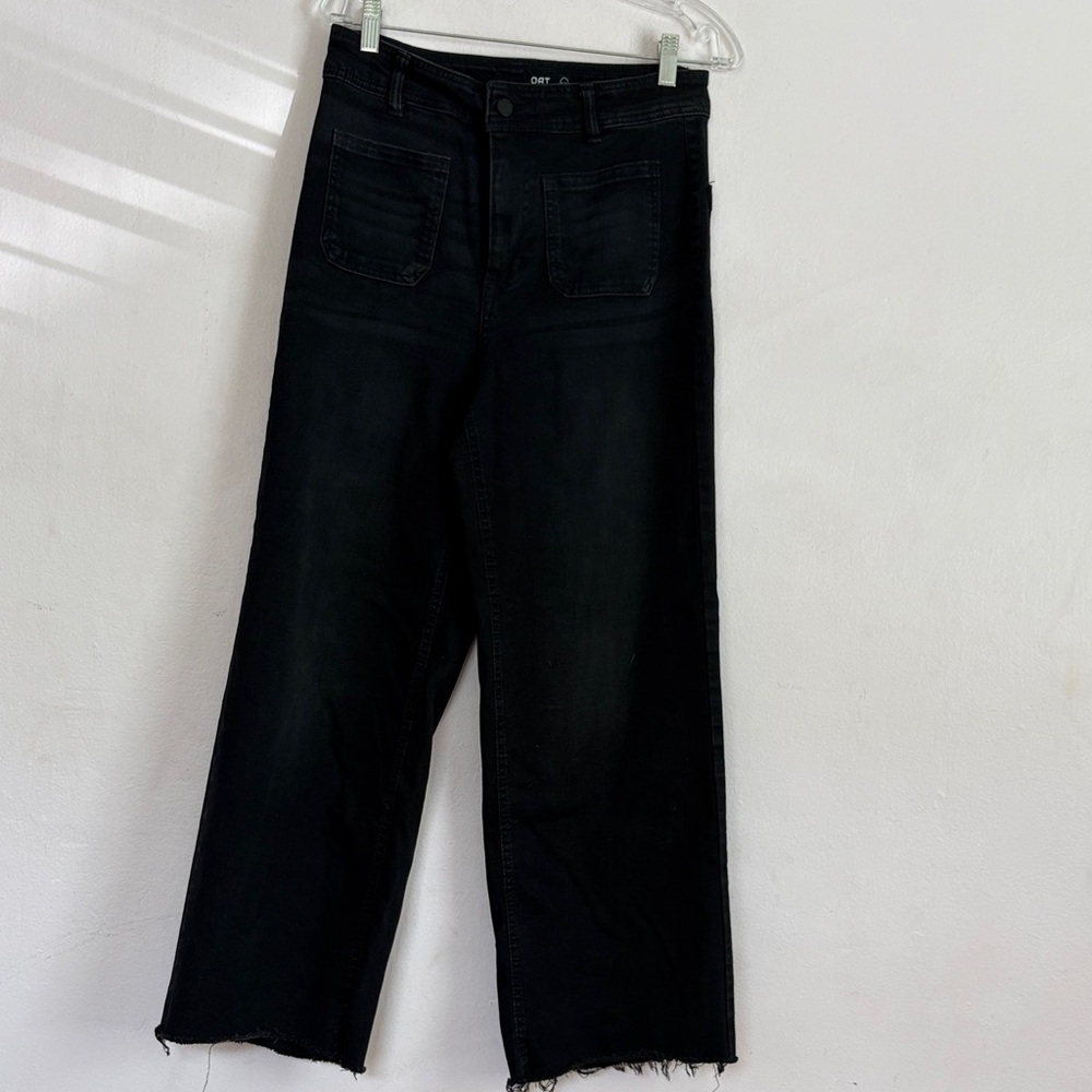 Oat New York Black Wide-Leg Jeans